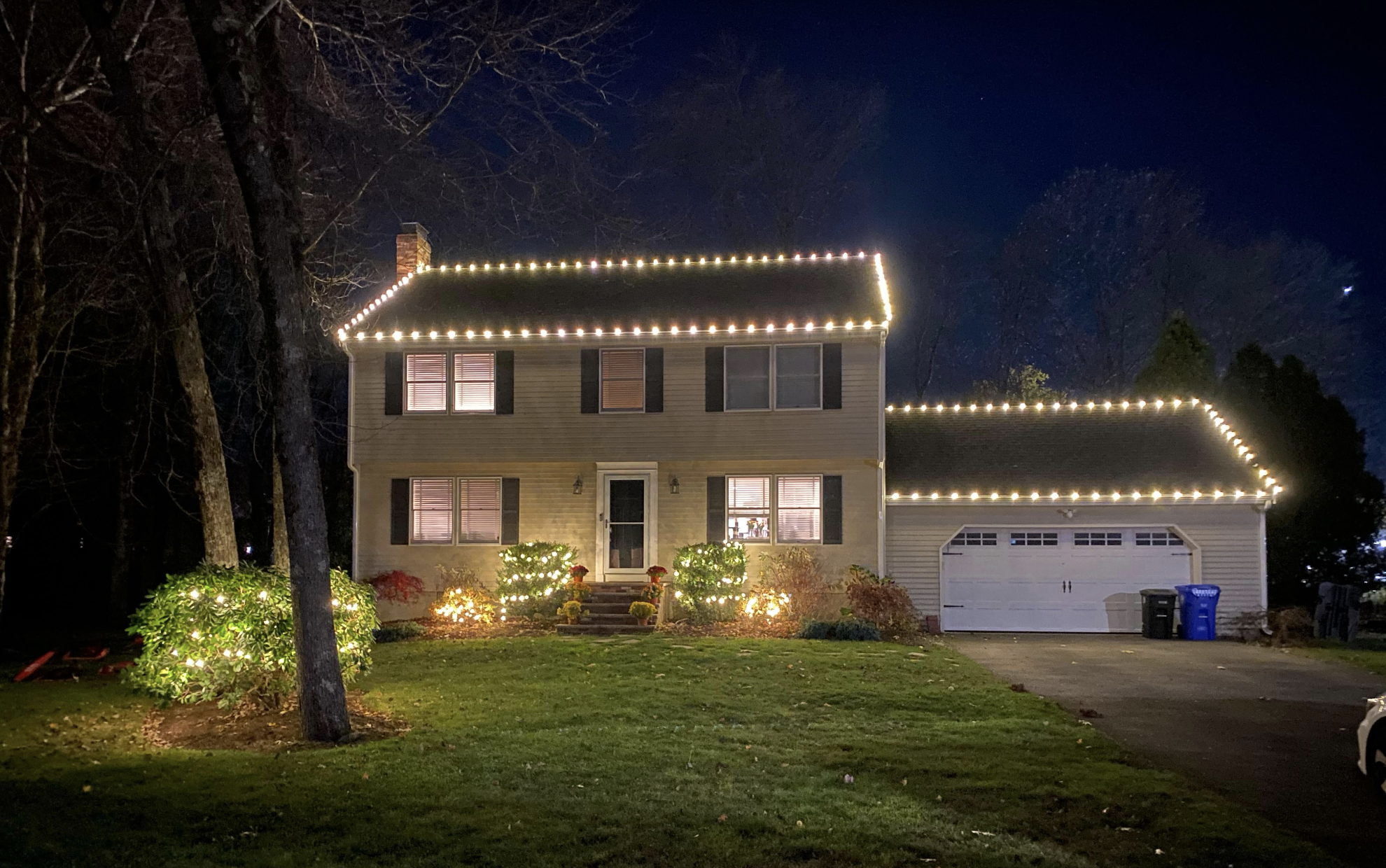 Christmas lighting Massachusetts